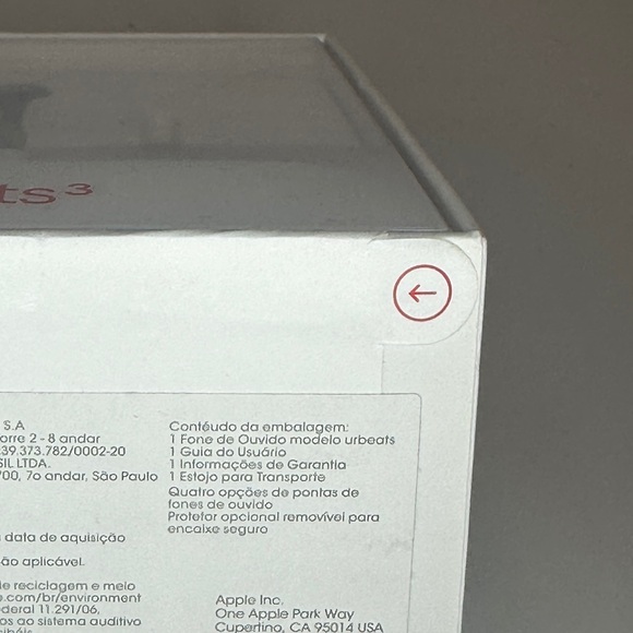 Ur Beats 3 Earphones Dr. Dre Beats by Dre 3.5mm Headphone Input Brand New - Picture 6 of 6